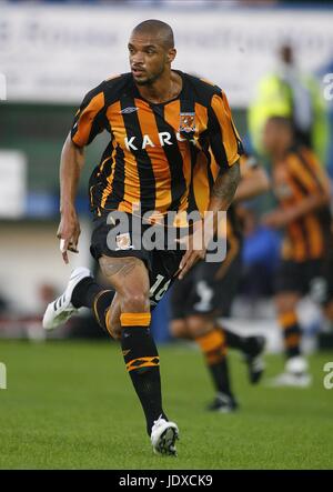 CALEB FOLAN HULL CITY FC SALTERGATE CHESTERFIELD ENGLAND 22. Juli 2008 Stockfoto