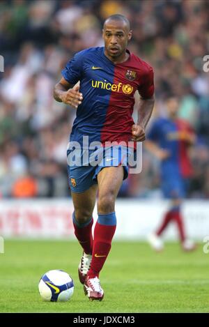 THIERRY HENRY BARCELONA CF MURRAYFIELD EDINBURGH Schottland 24. Juli 2008 Stockfoto