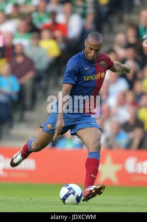 THIERRY HENRY BARCELONA CF MURRAYFIELD EDINBURGH Schottland 24. Juli 2008 Stockfoto