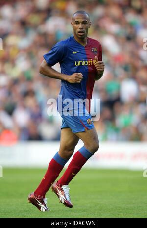 THIERRY HENRY BARCELONA CF MURRAYFIELD EDINBURGH Schottland 24. Juli 2008 Stockfoto