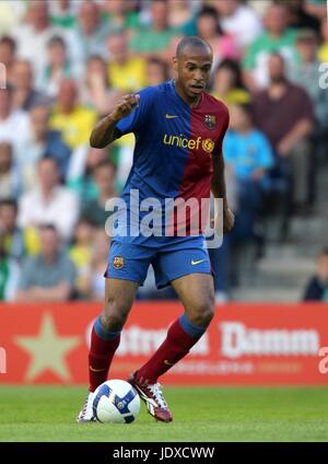 THIERRY HENRY BARCELONA CF MURRAYFIELD EDINBURGH Schottland 24. Juli 2008 Stockfoto