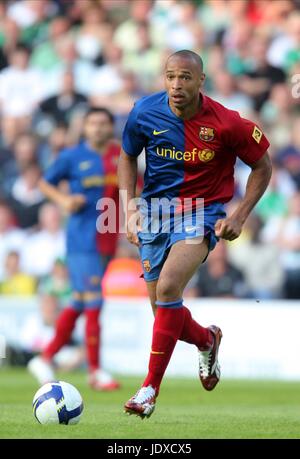 THIERRY HENRY BARCELONA CF MURRAYFIELD EDINBURGH Schottland 24. Juli 2008 Stockfoto