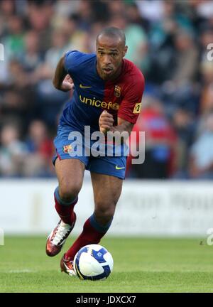 THIERRY HENRY BARCELONA CF MURRAYFIELD EDINBURGH Schottland 24. Juli 2008 Stockfoto