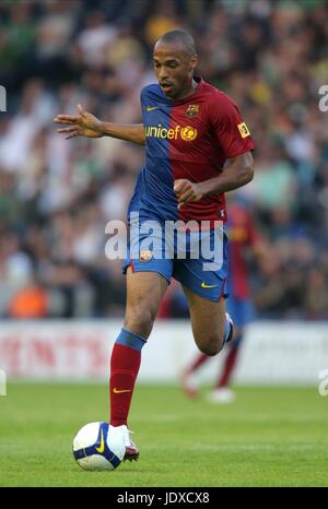 THIERRY HENRY BARCELONA CF MURRAYFIELD EDINBURGH Schottland 24. Juli 2008 Stockfoto