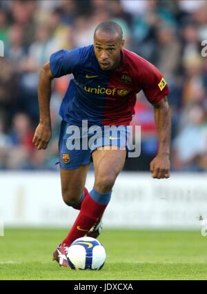 THIERRY HENRY BARCELONA CF MURRAYFIELD EDINBURGH Schottland 24. Juli 2008 Stockfoto