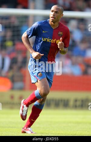 THIERRY HENRY FC BARCELONA TANNADICE DUNDEE Schottland 30. Juli 2008 Stockfoto