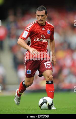 PIOTR TROCHOWSKI Hamburger SV EMIRATES Stadion LONDON ENGLAND 3. August 2008 Stockfoto