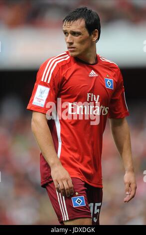 PIOTR TROCHOWSKI Hamburger SV EMIRATES Stadion LONDON ENGLAND 3. August 2008 Stockfoto