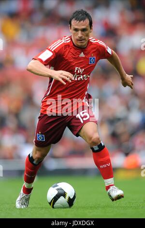 PIOTR TROCHOWSKI Hamburger SV EMIRATES Stadion LONDON ENGLAND 3. August 2008 Stockfoto