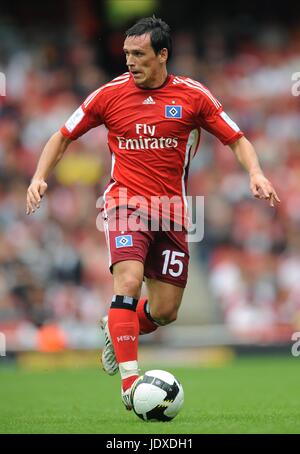 PIOTR TROCHOWSKI Hamburger SV EMIRATES Stadion LONDON ENGLAND 3. August 2008 Stockfoto