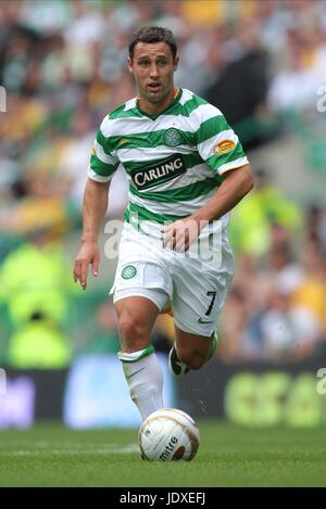 SCOTT MCDONALD GLASGOW CELTIC FC PARKHEAD GLASGOW Schottland 10. August 2008 Stockfoto