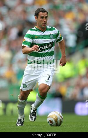 SCOTT MCDONALD GLASGOW CELTIC FC PARKHEAD GLASGOW Schottland 10. August 2008 Stockfoto