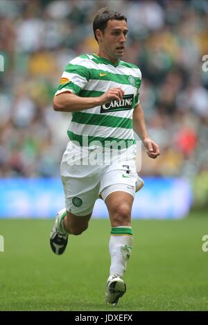 SCOTT MCDONALD GLASGOW CELTIC FC PARKHEAD GLASGOW Schottland 10. August 2008 Stockfoto