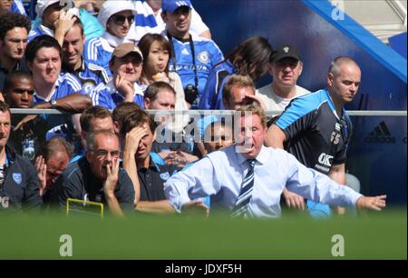 HARRY REDKNAPP CHELSEA V PORTSMOUTH STAMFORD BRIDGE LONDON ENGLAND 17. August 2008 Stockfoto