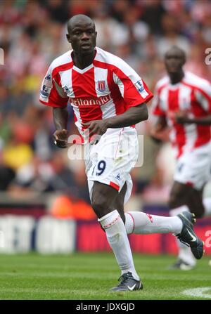 A. FAYE STOKE CITY FC BRITAINNIA Stadion ENGLAND STOKE 23. August 2008 Stockfoto