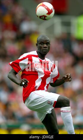 A. FAYE STOKE CITY FC BRITAINNIA Stadion ENGLAND STOKE 23. August 2008 Stockfoto