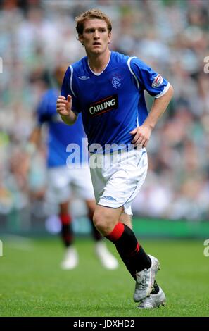 STEVEN DAVIES GLASGOW RANGERS FC CELTIC PARK GLASGOW Schottland 31. August 2008 Stockfoto