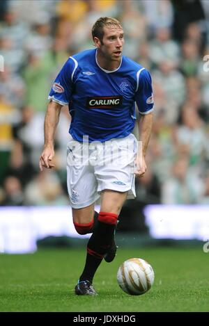 KIRK BROADFOOT GLASGOW RANGERS FC CELTIC PARK GLASGOW Schottland 31. August 2008 Stockfoto