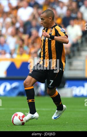 CRAIG FAGAN HULL CITY FC KC STADIUM HULL ENGLAND 30. August 2008 Stockfoto