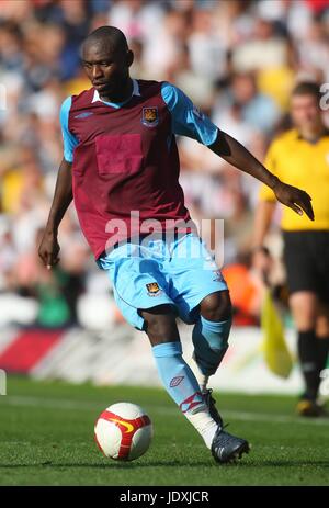 HERITA ILUNGA WEST HAM UNITED FC HAWTHORNS WEST BROMWICH ENGLAND 13. September 2008 Stockfoto