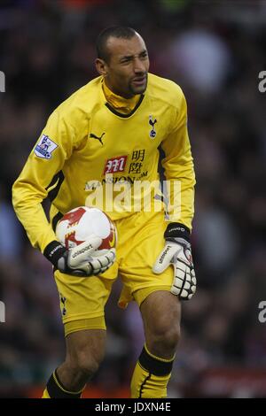 HEURELHO GOMES TOTTENHAM HOTSPUR FC BRITANNIA STADIUM STOKE ENGLAND 19. Oktober 2008 Stockfoto