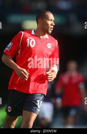 JOHN CAREW Norwegen HAMPDEN PARK GLASGOW Schottland 11. Oktober 2008 Stockfoto