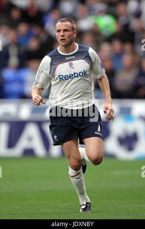 MATTHEW TAYLOR BOLTON WANDERERS FC REEBOK STADIUM BOLTON ENGLAND 18. Oktober 2008 Stockfoto