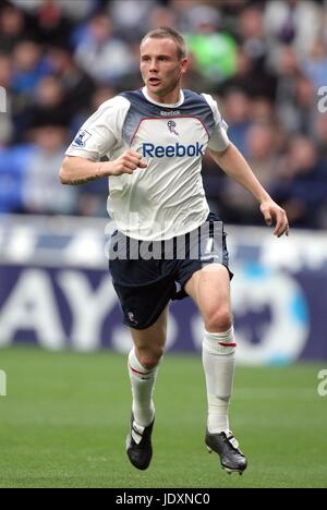 MATTHEW TAYLOR BOLTON WANDERERS FC REEBOK STADIUM BOLTON ENGLAND 18. Oktober 2008 Stockfoto