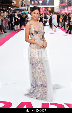 Eiza Gonzalez Teilnahme an der Baby-Treiber-Premiere statt im Cineworld am Leicester Square in London. Stockfoto