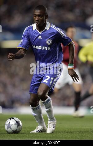 SALOMON KALOU CHELSEA FC STAMFORD BRIDGE CHELSEA LONDON ENGLAND 22. Oktober 2008 Stockfoto