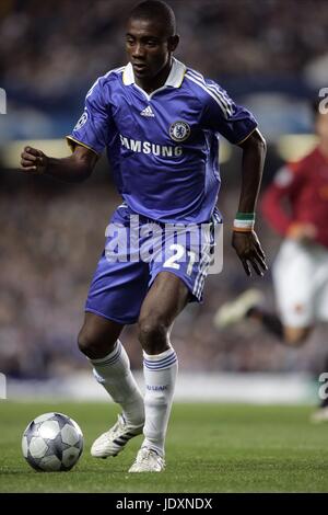 SALOMON KALOU CHELSEA FC STAMFORD BRIDGE CHELSEA LONDON ENGLAND 22. Oktober 2008 Stockfoto