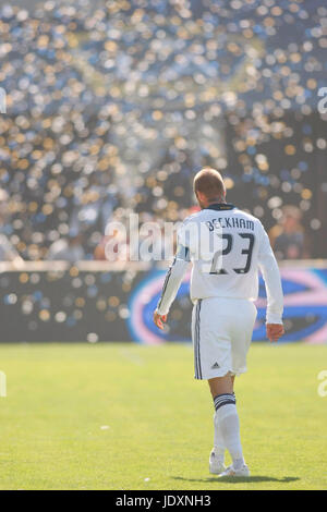 DAVID BECKHAM LOS ANGELES GALAXY V FC DALLAS CARSON CA USA 26. Oktober 2008 Stockfoto