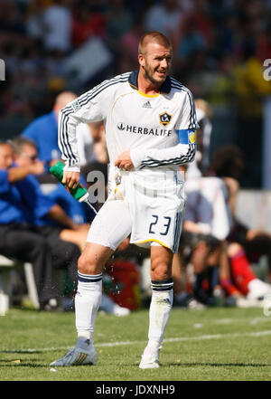 DAVID BECKHAM LOS ANGELES GALAXY V FC DALLAS CARSON CA USA 26. Oktober 2008 Stockfoto