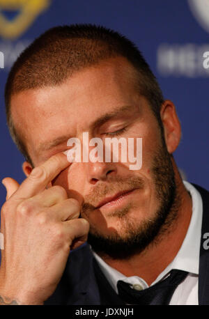 DAVID BECKHAM LOS ANGELES GALAXY V FC DALLAS CARSON CA USA 26. Oktober 2008 Stockfoto