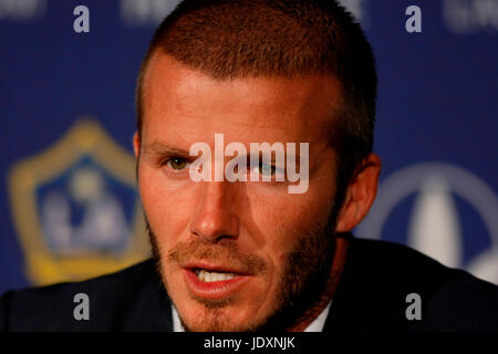DAVID BECKHAM LOS ANGELES GALAXY V FC DALLAS CARSON CA USA 26. Oktober 2008 Stockfoto