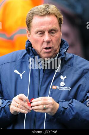 HARRY REDKNAPP TOTTENHAM HOTSPUR FC MANAGER CITY OF MANCHESTER STADIUM MANCHESTER 9. November 2008 Stockfoto