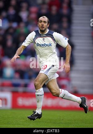 GAVIN MCCANN BOLTON WANDERERS FC Stadion von leichten SUNDERLAND ENGLAND 29. November 2008 Stockfoto