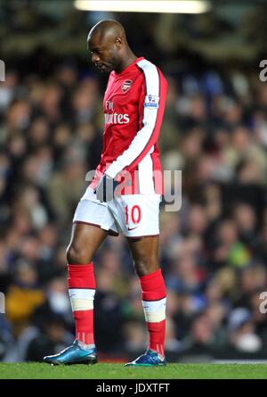 WILLIAM GALLAS ARSENAL FC STAMFORD BRIDGE LONDON ENGLAND 30. November 2008 Stockfoto