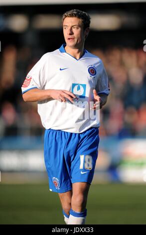 MICHAEL MACKAY HARTLEPOOL UNITED FC VICTORIA PARK HARTLEPOOL ENGLAND 3. Januar 2009 Stockfoto