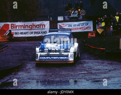 MG Metro 6R4 1985 RAC-Rallye Stockfoto