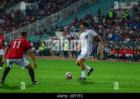 Liebe Spiel Dimitar Berbatov Fondation und Luis Figo Foundation Stockfoto