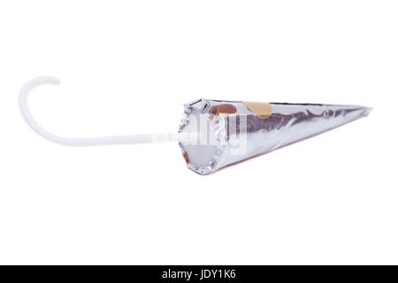 Leckere Süßigkeiten auf einem Stick isoliert auf weißem Hintergrund Stockfoto