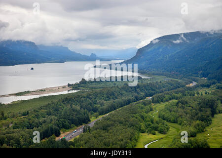 Columbia River Gorge, Gegend von Portland, Oregon, USA, Amerika Stockfoto