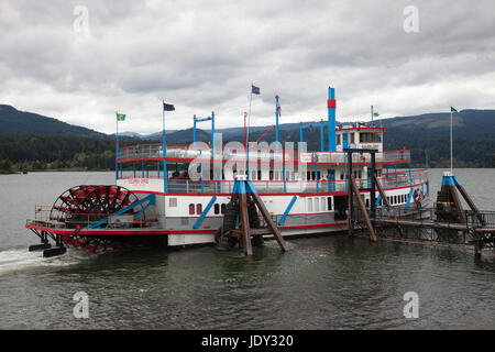 Columbia River Gorge, touristischen Flussboot, Gegend von Portland, Oregon, USA, Amerika Stockfoto