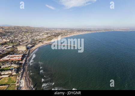 Ventura county Küste Antenne in Südkalifornien. Stockfoto