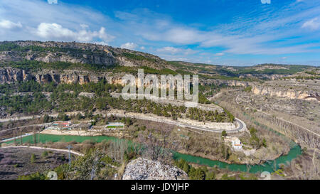 Huecar Schlucht in Cuenca. Spanien Stockfoto