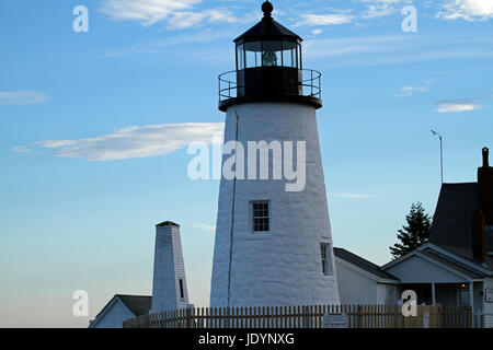 Pemaquid Point Light, Bristol, Maine, dargestellt auf der Maine State Quarters Stockfoto