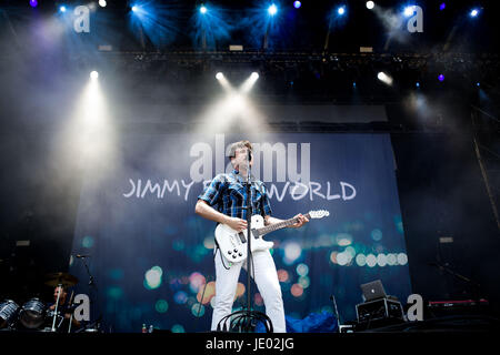 Mailand, Italien 21. Juni Jimmy Eat World live auf Ippodromo San Siro © Roberto Finizio / Alamy Live News Stockfoto