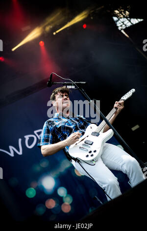 Mailand, Italien 21. Juni Jimmy Eat World live auf Ippodromo San Siro © Roberto Finizio / Alamy Live News Stockfoto