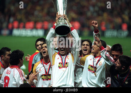 GHEORGHE HAGI GALATASARAY UEFA CUP CHAMPIONS 17. Mai 2000 Stockfoto